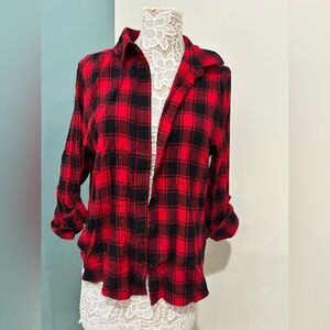 Calvin Klein Flannel Plaid Shirt